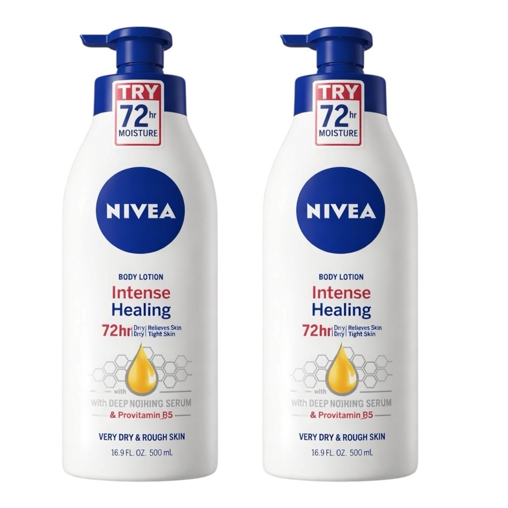 Nivea - Intense Healing Body Lotion (16.9 oz 2 Pack) - 72hr